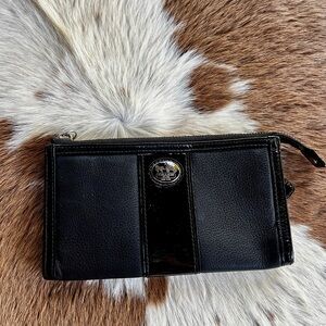Coach Black Leather Wallet